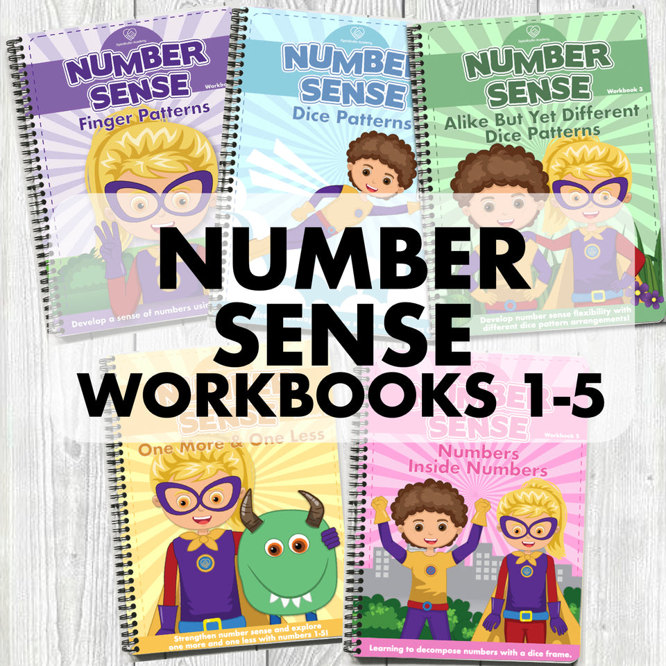 Number Sense Workbooks 1-5