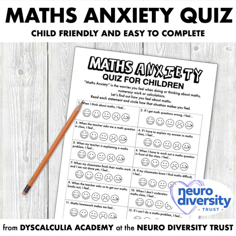 Maths Anxiety Quiz