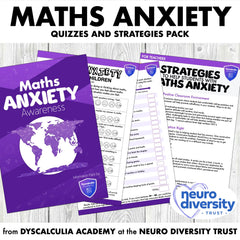 Maths Anxiety Awareness - Quizzes and Strategies Pack