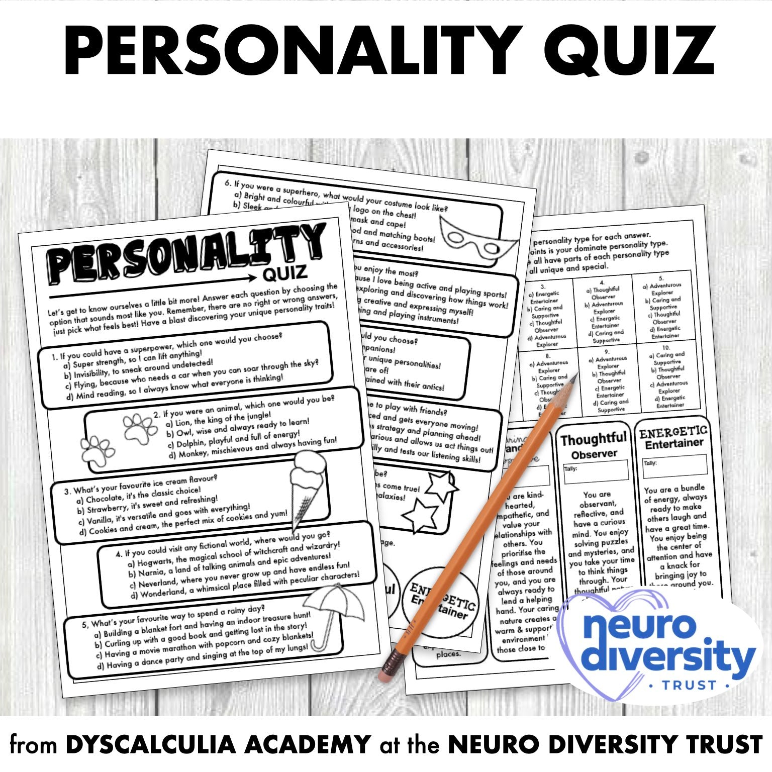 Personality Quiz