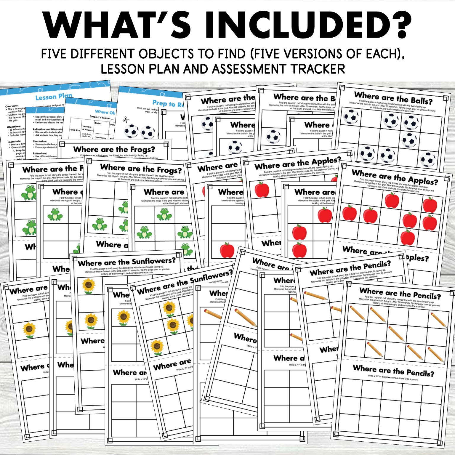 Where Oh Where? - A Visual Spatial Working Memory Game
