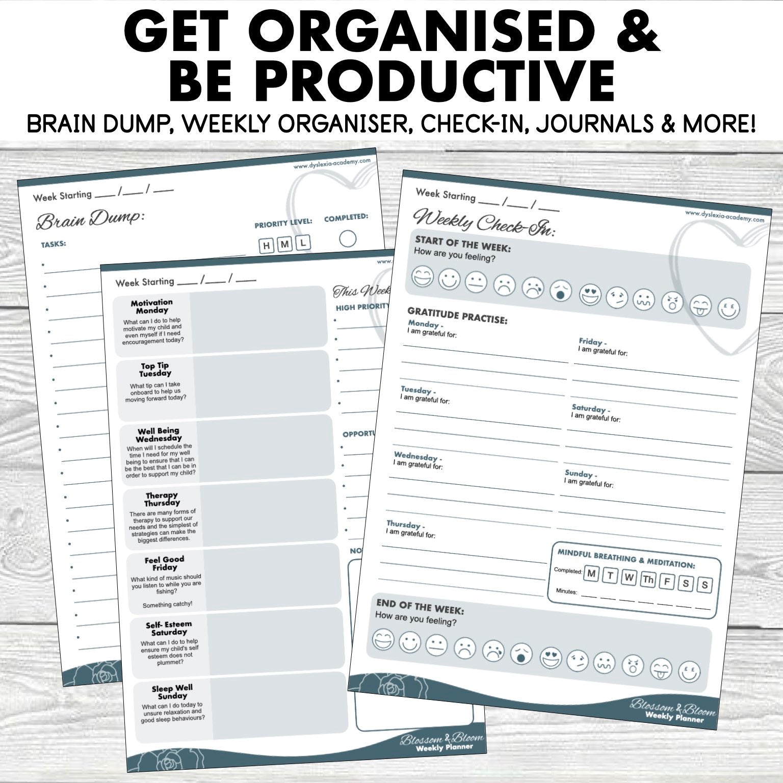 Blossom & Bloom Weekly Planner