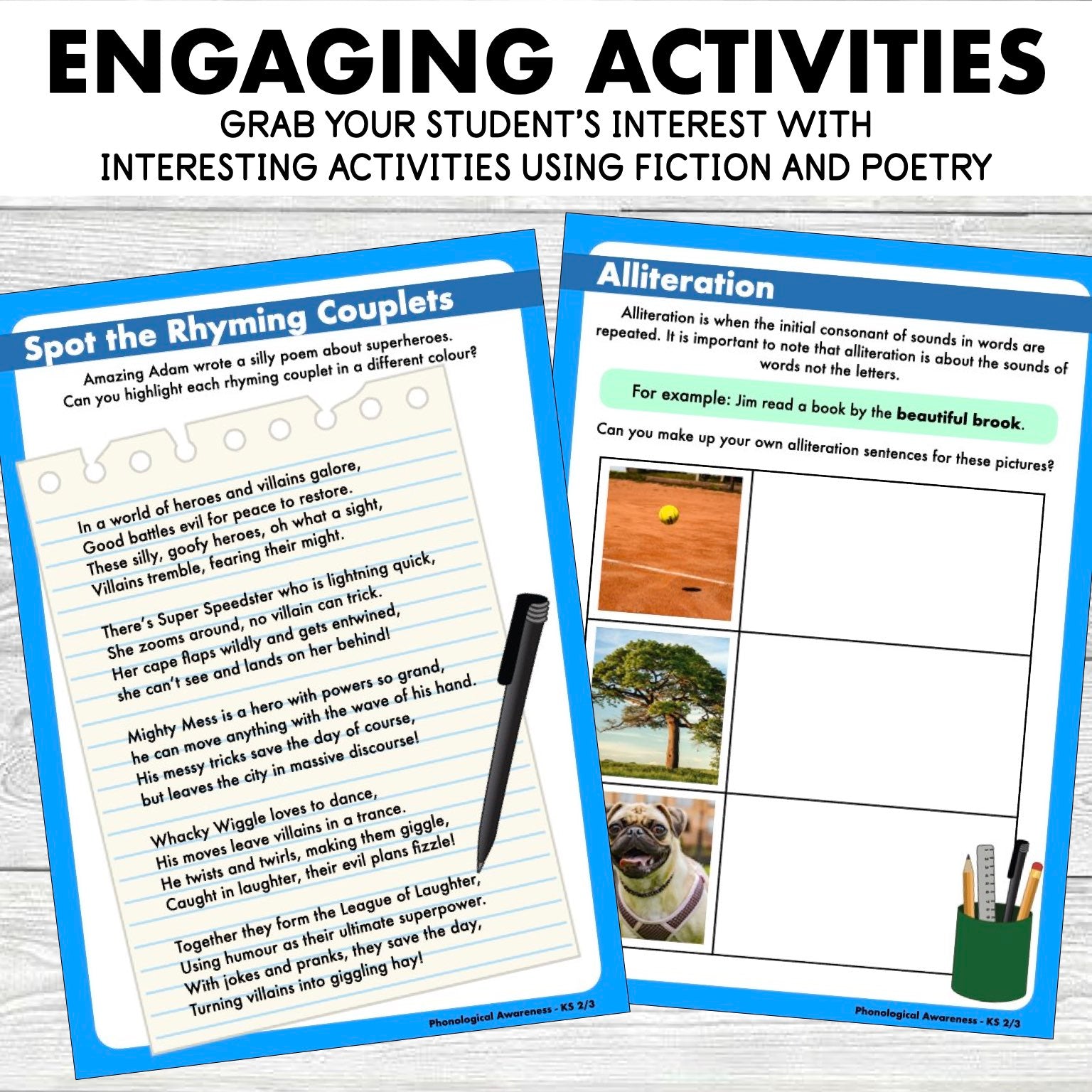 Phonological Awareness Activity Book KS 2/3