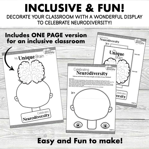Celebrating Neurodiversity Craft Activity