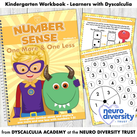 Number Sense Workbook 4 - One More & One Less
