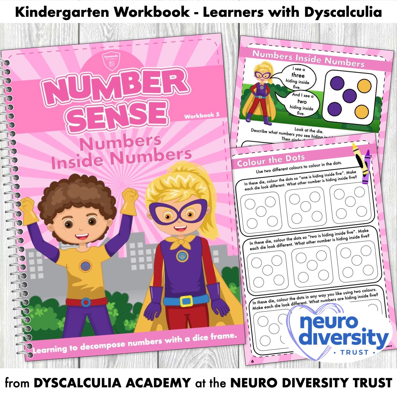 Number Sense Workbook 5 Numbers Inside Numbers