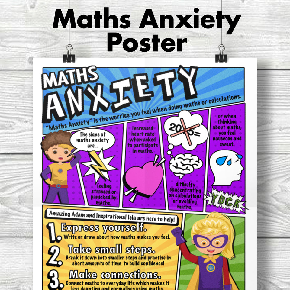Maths Anxiety Poster